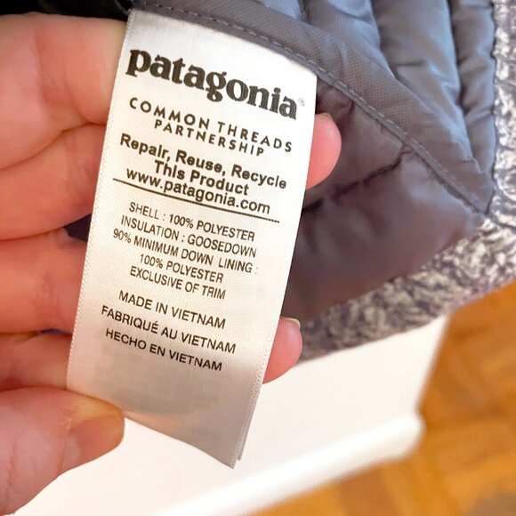 Patagonia Women's Down Puffer Vest, Size Small - Picture 5 of 6